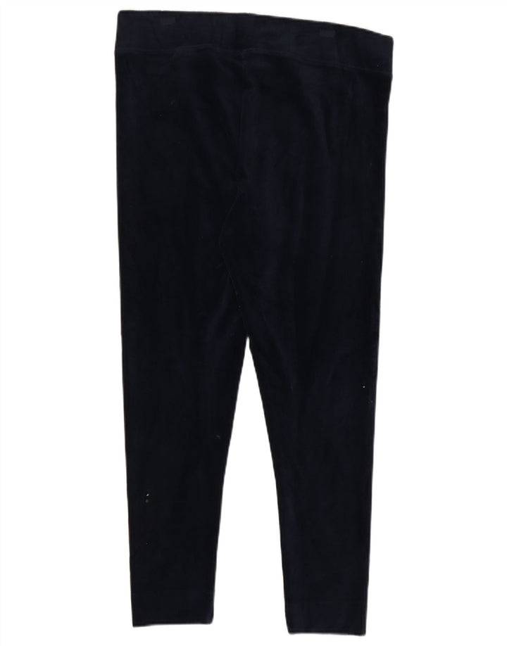 Marks & Spencer Damen Leggings UK 16 Large Marineblau Baumwolle