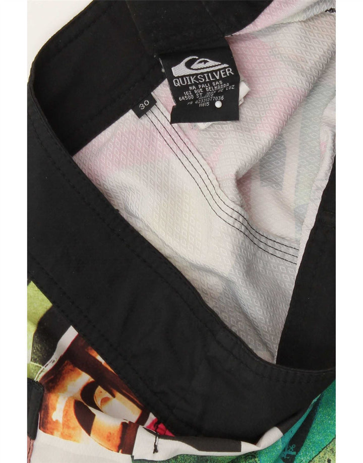 Quiksilver Herren-Badeshorts mit abstraktem Muster, mittelgroß, mehrfarbig