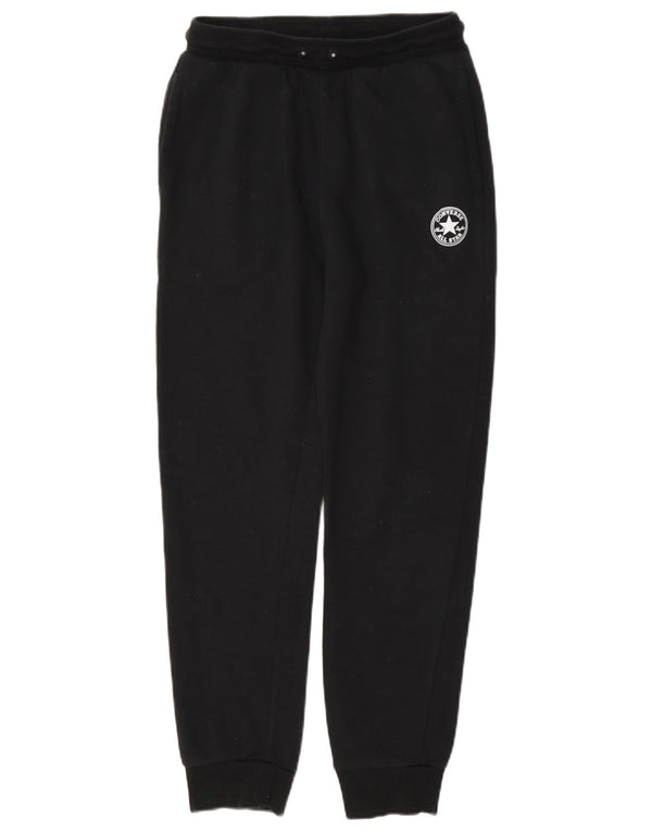 Converse Boys Tracksuit Trousers Joggers 12-13 Years Large Black