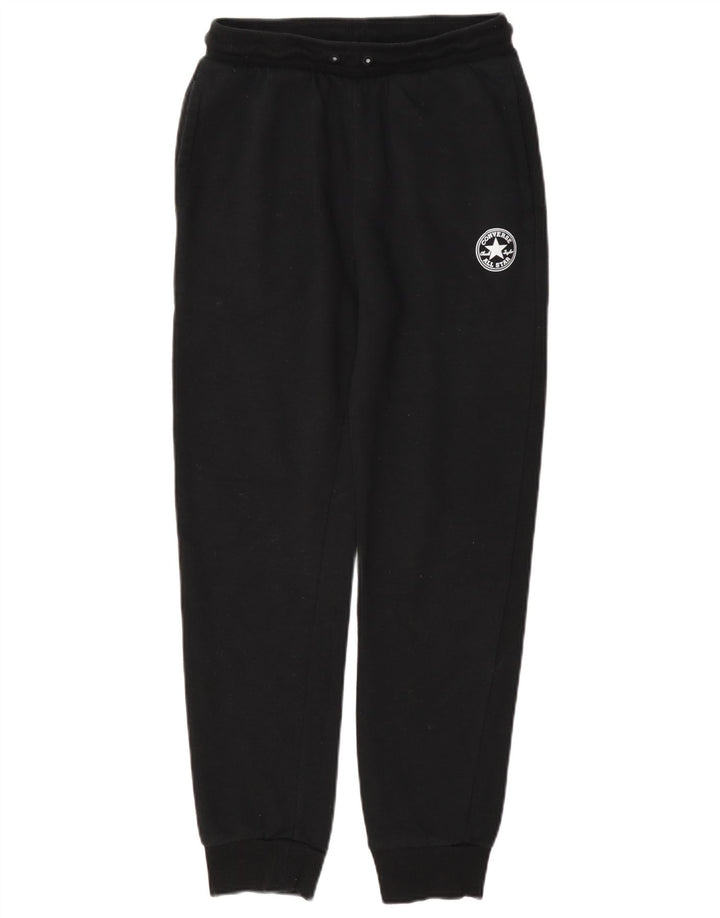 Converse Jungen-Trainingshose, Jogginghose, 12–13 Jahre, Größe L, Schwarz
