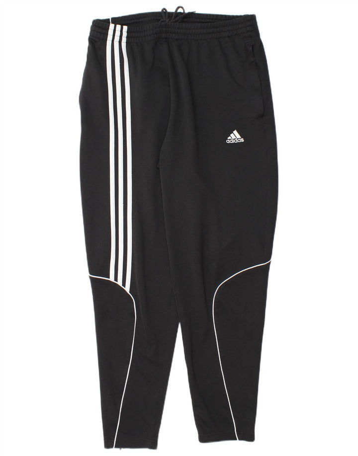 ADIDAS Herren Climalite-Trainingshose, groß, aus schwarzem Polyester