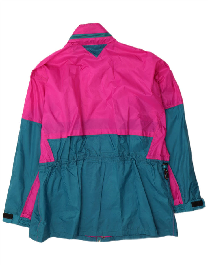SALEWA Herren-Windbreaker-Jacke UK 42 XL Rosa Colourblock-Polyamid