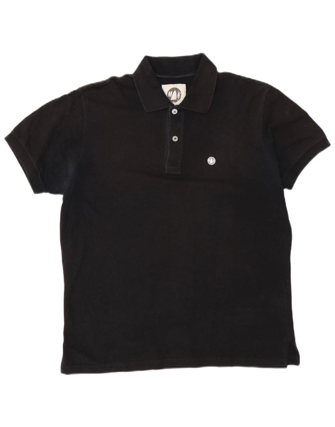 MURPHY & NYE Herren-Chicago-Poloshirt, große schwarze Baumwolle