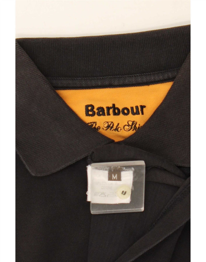 Barbour Herren Poloshirt Medium Black Cotton