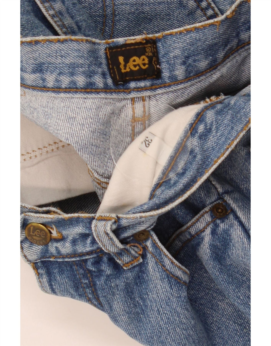 Lee Herren Jeansshorts W32 Mittelblau