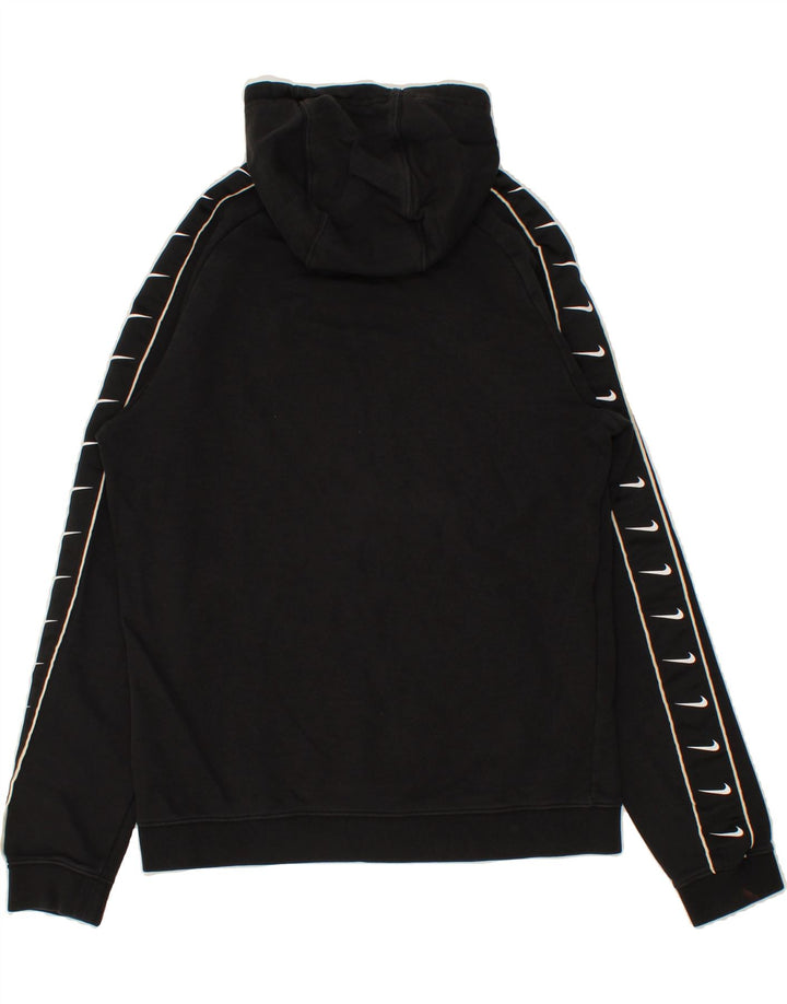 NIKE Herren-Kapuzenpullover mit Grafik, mittelschwarz, Baumwolle