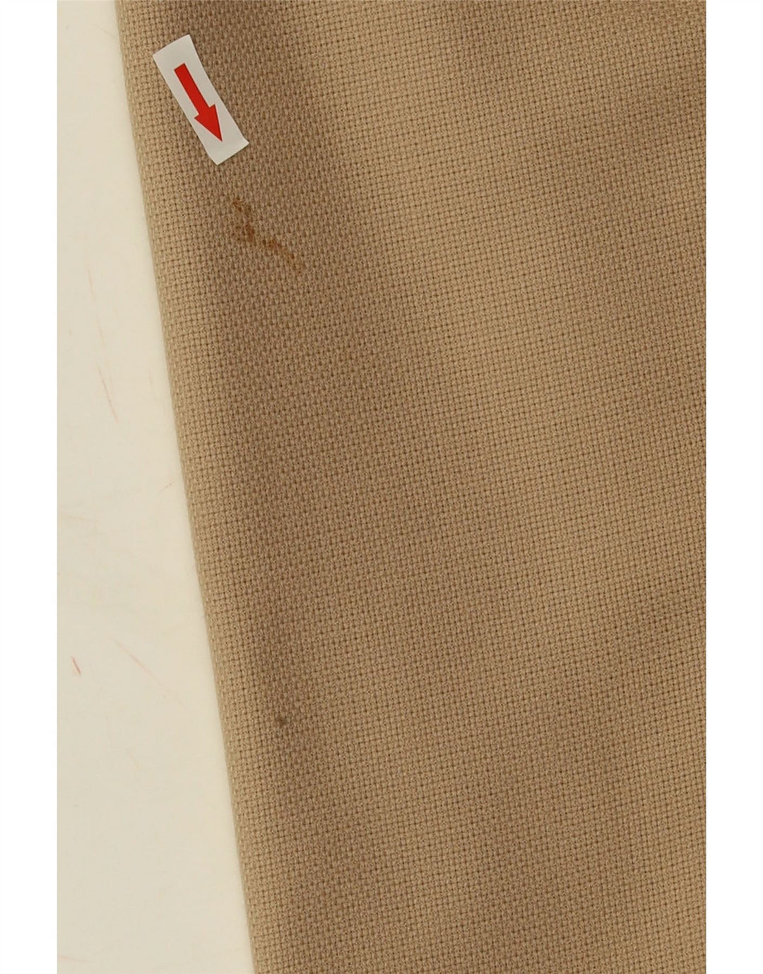 VINTAGE Damen 4-Knopf-Blazerjacke IT 40 Kleine beige Wolle