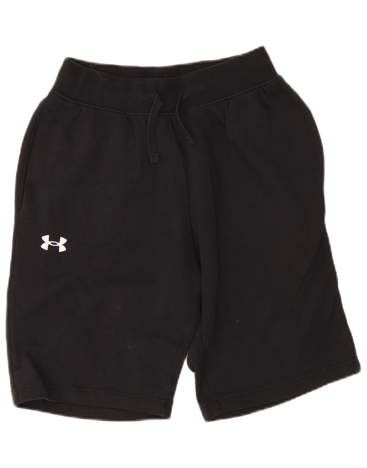 Under Armour Herren-Sportshorts, Größe S, schwarze Baumwolle