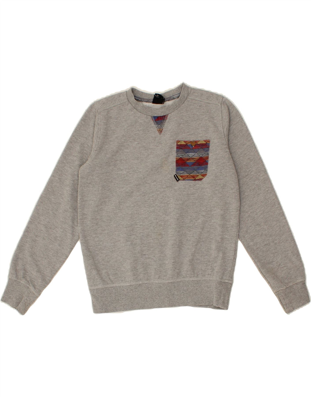 BENCH Boys Sweatshirt Jumper 11-12 Years Grey Cotton Vintage Bench and Second-Hand Bench from Messina Hembry 