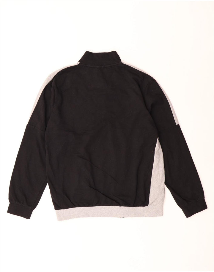 AUSTRALIAN L'ALPINA Damen-Trainingsanzug-Oberteiljacke UK 14 Medium Schwarz