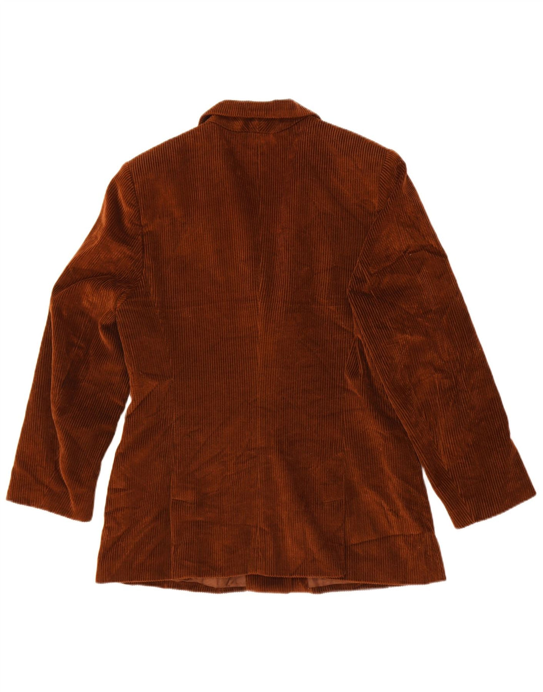 Vintage Damen 3-Knopf-Blazerjacke UK 14 Mittelbraun Argyle/Diamant