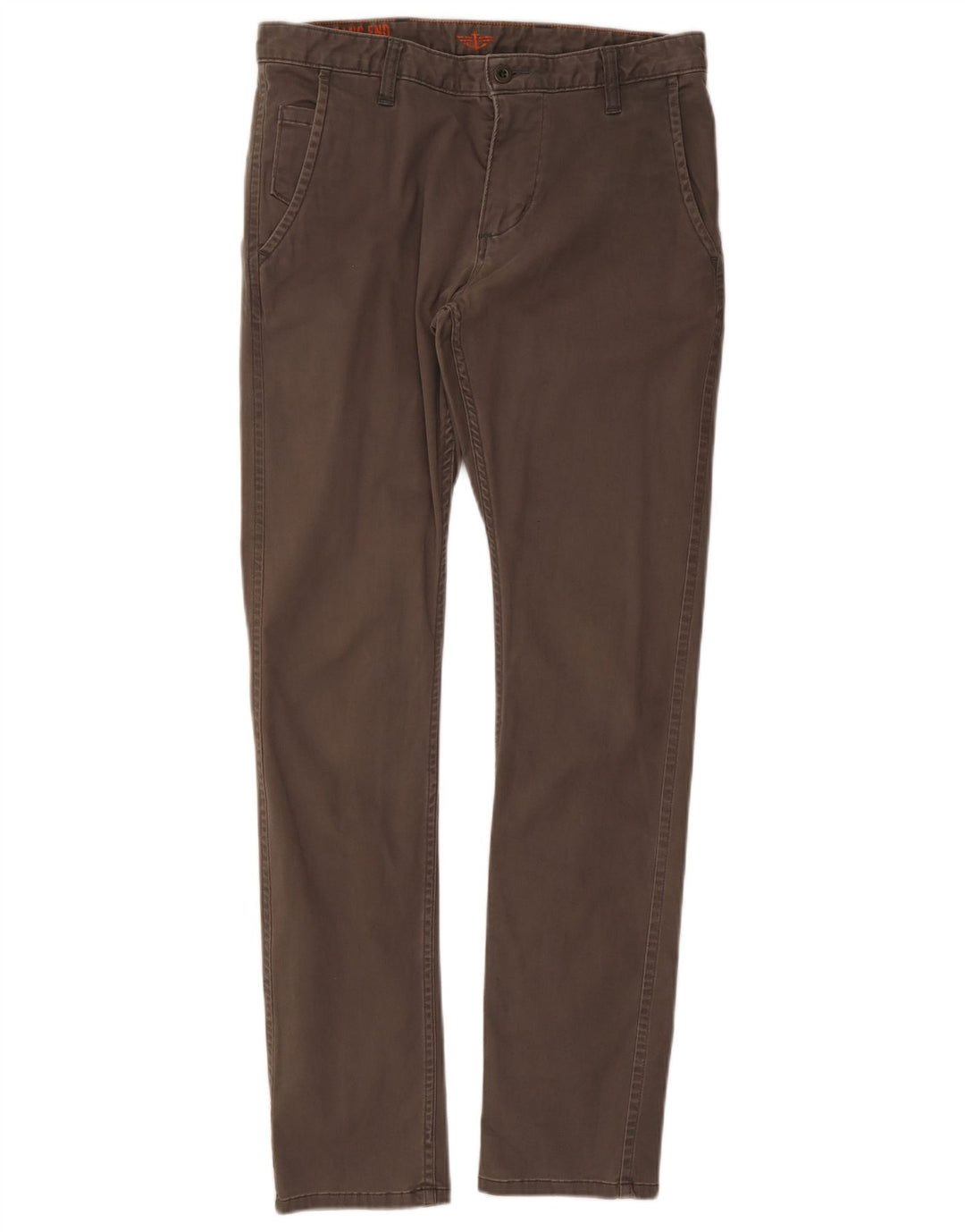 Dockers Herren Khakis Slim Chinohose W32 L34 Graue Baumwolle