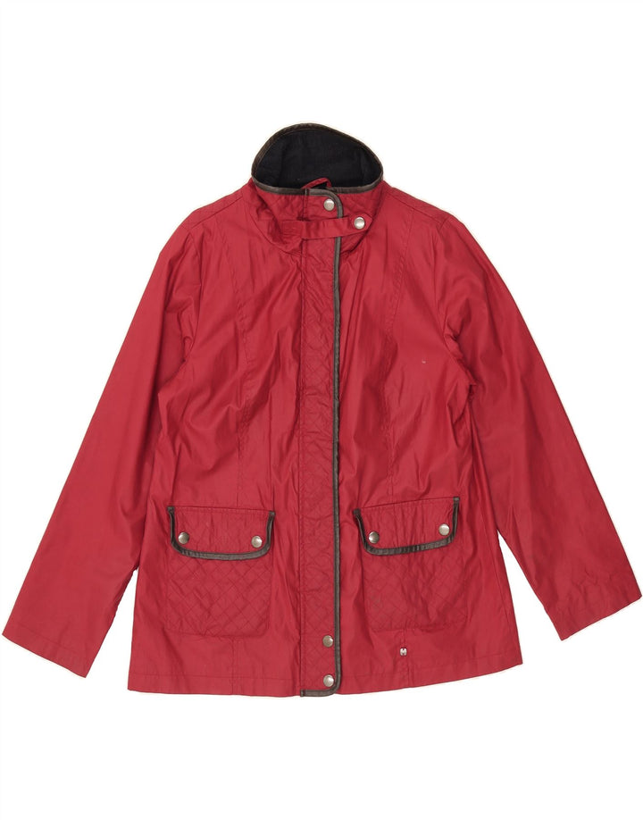 PACO BOUTIQUE Womens Utility Jacket UK 16 Large Red Cotton Vintage Paco Boutique and Second-Hand Paco Boutique from Messina Hembry 