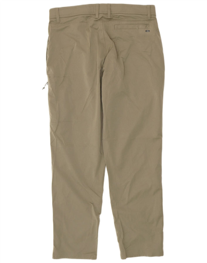 Hurley Herren Tapered Chino-Hose W36 L32 Khaki Polyester