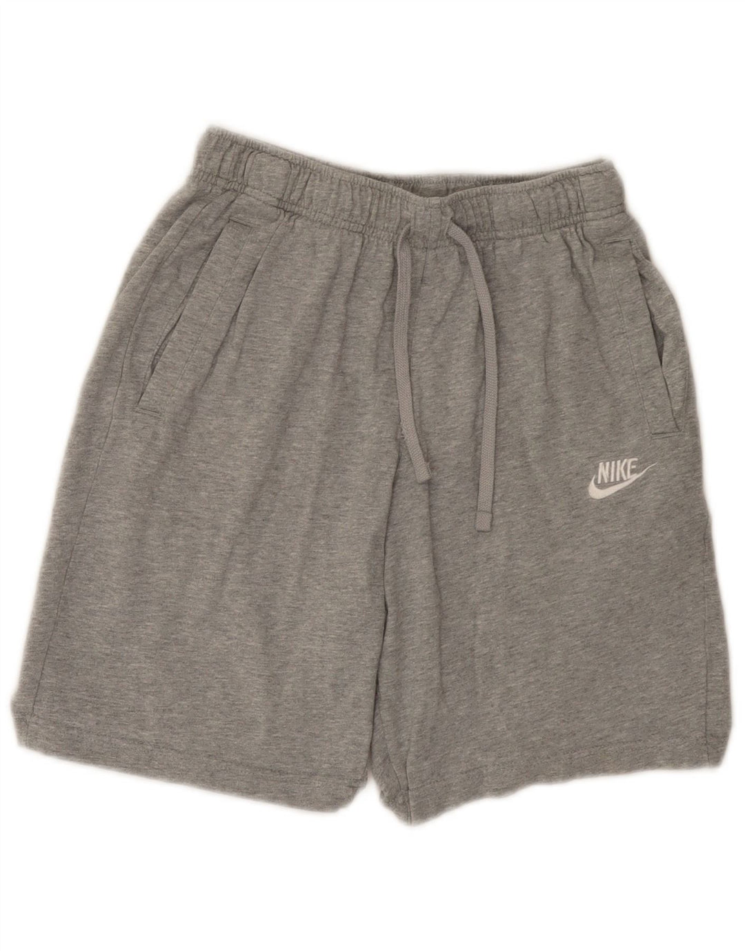 Nike Herren-Sportshorts XS, grau gefleckte Baumwolle