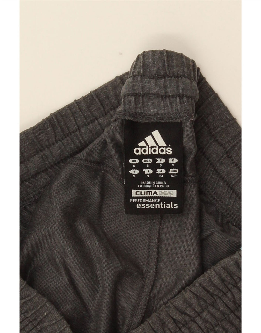 Adidas Herren Clima 365 Sport Shorts Größe S aus grauer Baumwolle
