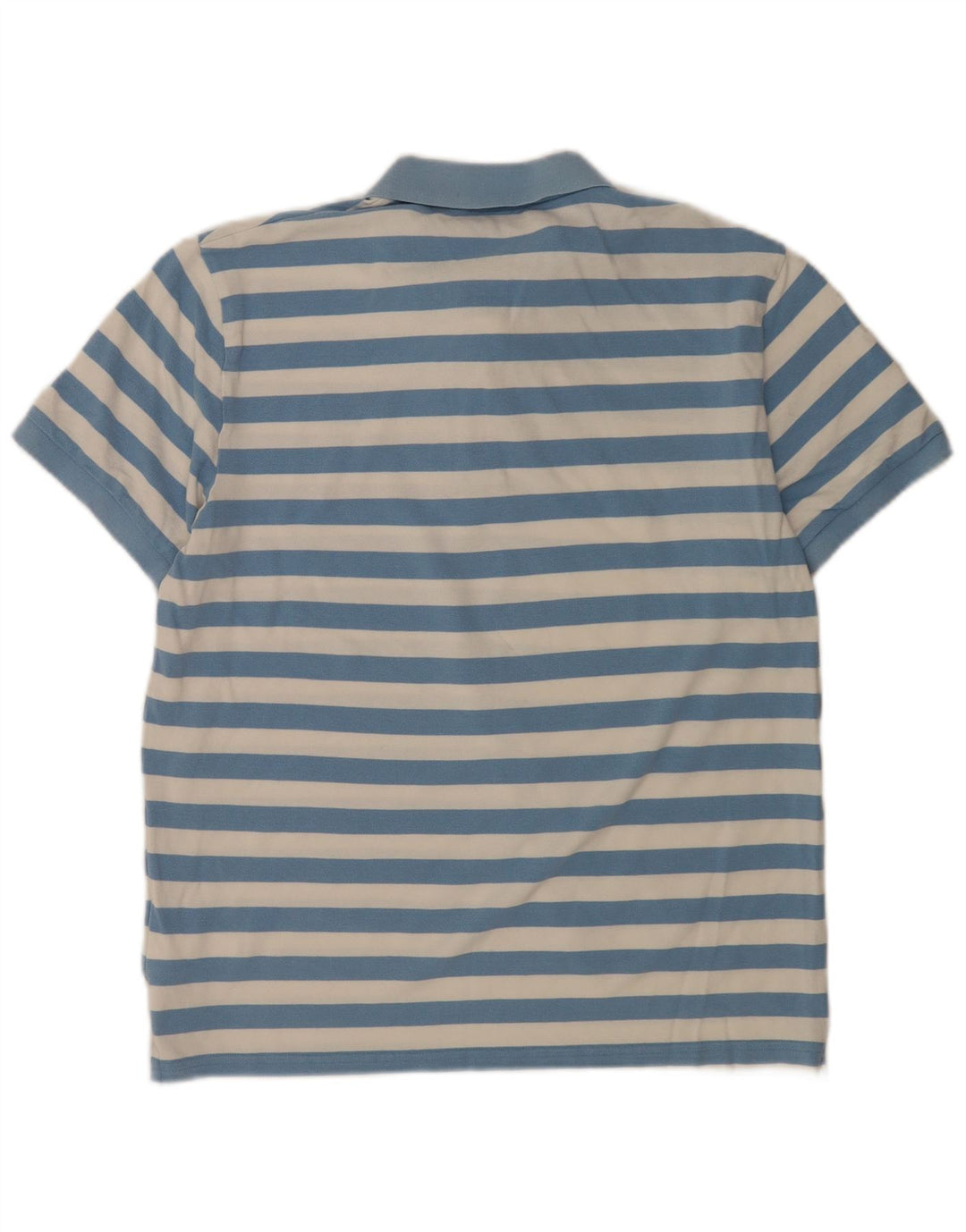 Gant Herren-Poloshirt, groß, blau gestreift, Baumwolle