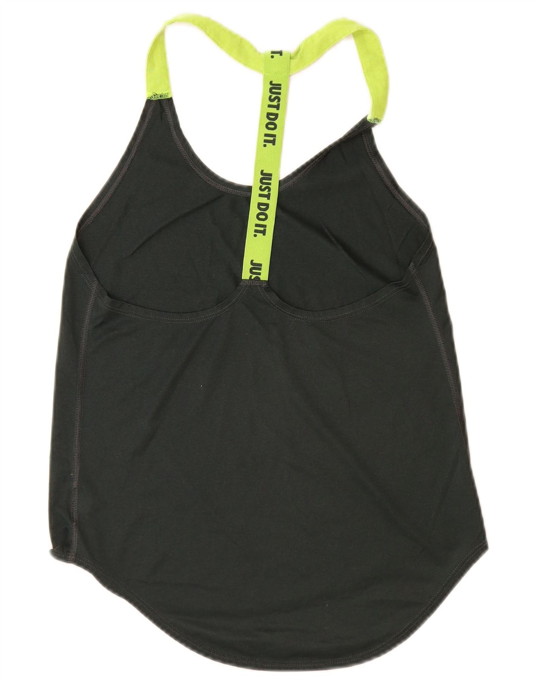 Nike Damen Graphic Vest Top UK 6 XS Schwarz
