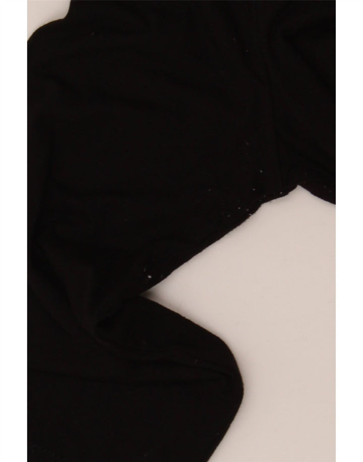 Desigual Womens Graphic Shift Dress UK 14 Große schwarze Viskose mit Blumenmuster