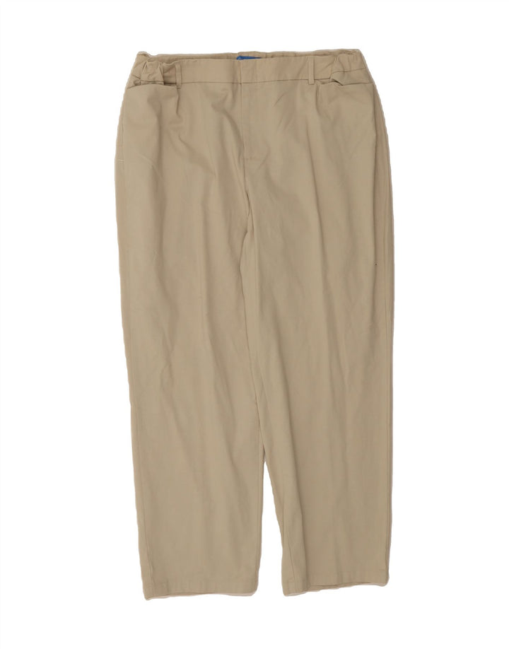 DOCKERS Womens Straight Casual Trousers W40 L28 Beige Vintage Dockers and Second-Hand Dockers from Messina Hembry 