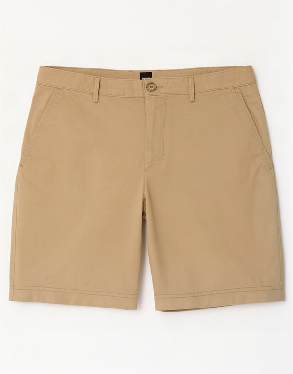 Hugo Boss Herren Chinoshorts IT 46 Small W30 Beige Baumwolle