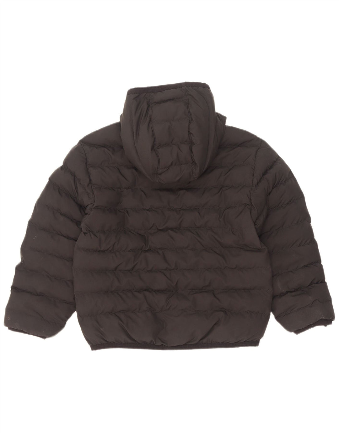 Nike Jungen-Kapuzenjacke, gepolstert, 10–11 Jahre, mittelgroßes schwarzes Polyester