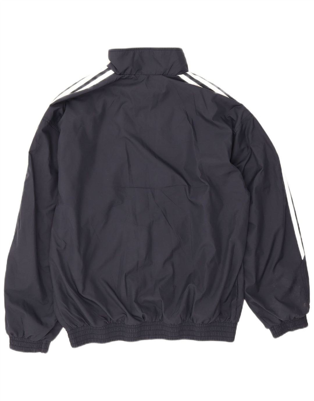 Adidas Herren Trainingsanzug Top Jacke UK 38/40 Medium Marineblau Polyester