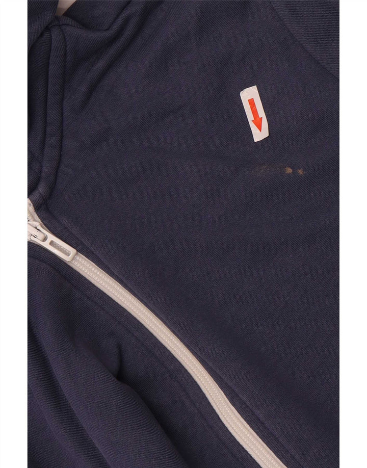 Adidas Herren Zip Hoodie Pullover Small Blau