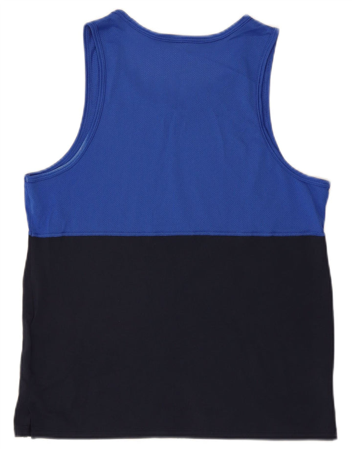 NIKE Herren-Dri-Fit-Weste, mittelgroß, mehrfarbig, Colourblock-Polyester