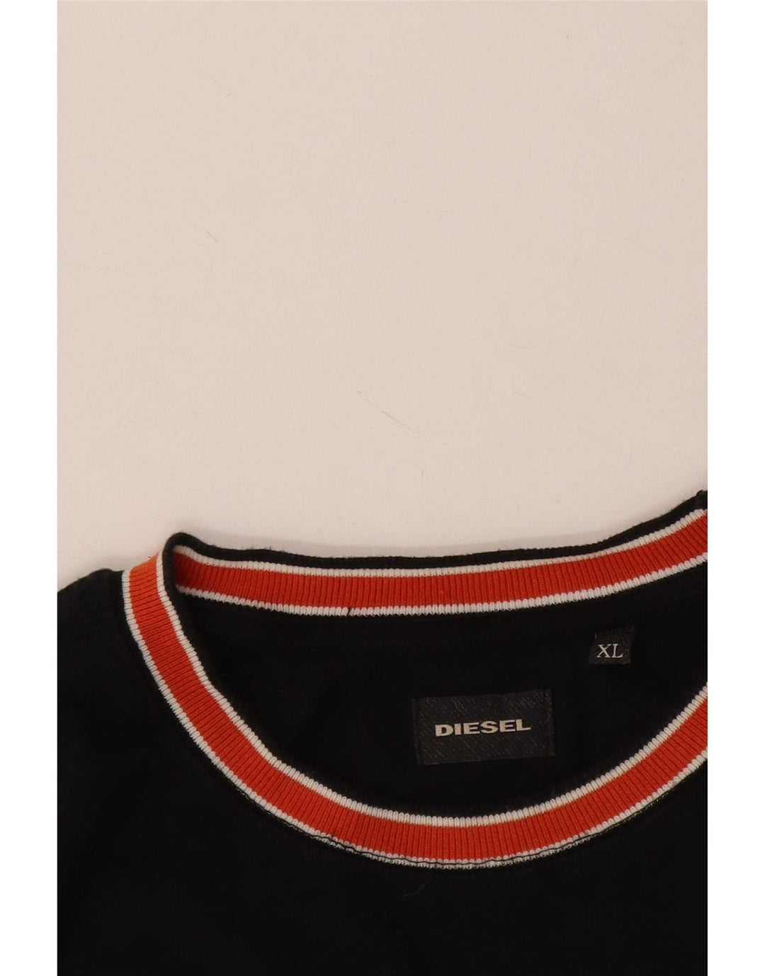 Diesel Herren T-Shirt Top XL Schwarz Colourblock