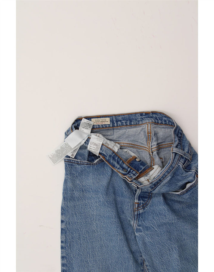 LEVI'S Womens 501 Straight Jeans W27 L28  Blue Cotton Vintage Levi's and Second-Hand Levi's from Messina Hembry 