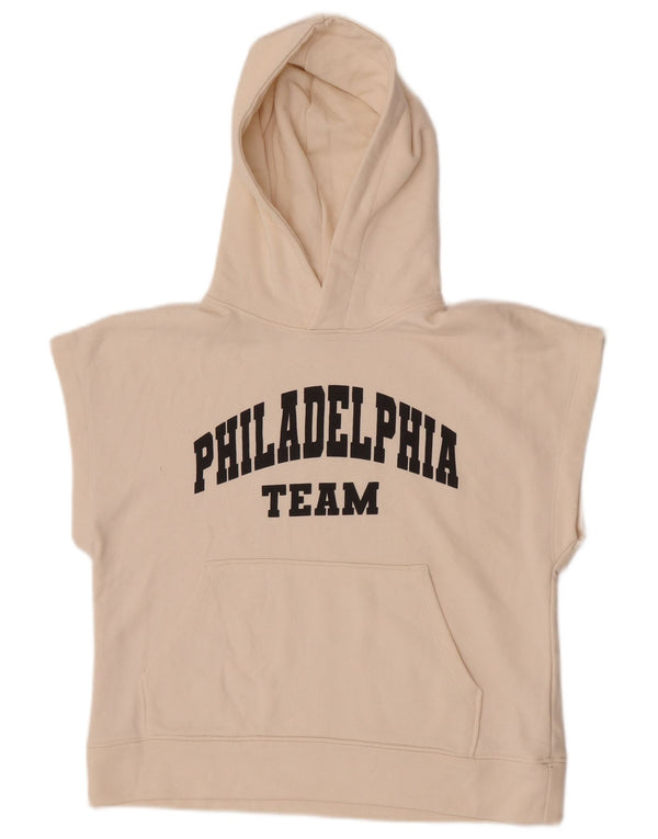 Zara Philadelphia Team Graphic Kapuzenpullover für Jungen, 11–12 Jahre, gebrochenes Weiß