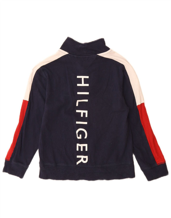 Tommy Hilfiger Grafik-Sweatshirt für Jungen, 8–9 Jahre, Größe S, Marineblau
