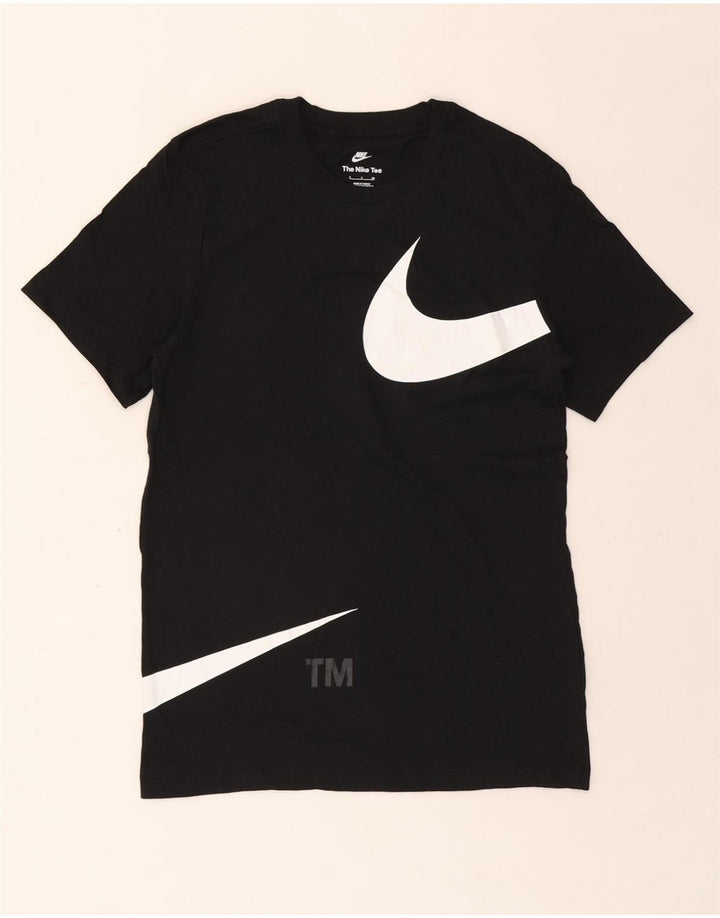 NIKE Mens Graphic T-Shirt Top Small Black Cotton Vintage Nike and Second-Hand Nike from Messina Hembry 