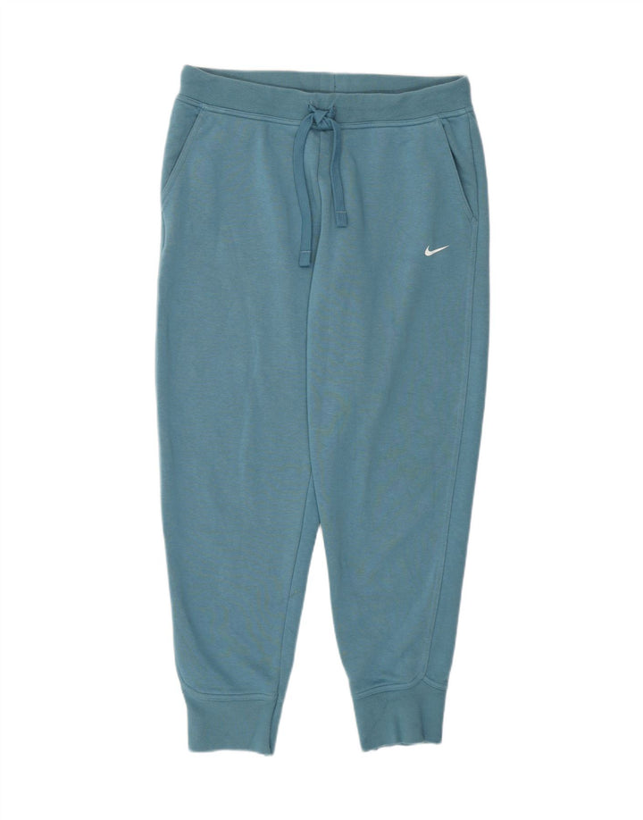 Nike Damen Dri Fit Trainingshose Jogger UK 14 Mittelblau