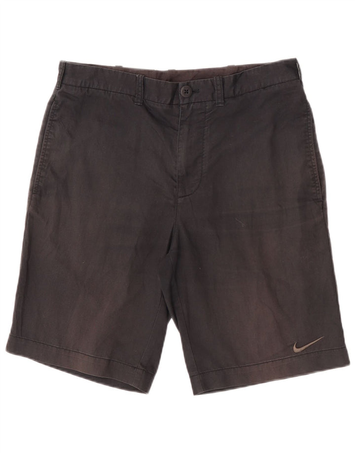 Nike Herren Chino-Shorts, Größe S, W28, Schwarz, Baumwolle