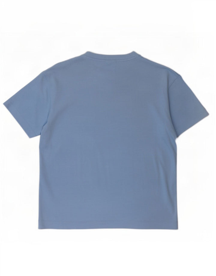 Zara Herren T-Shirt Top Small Blau Baumwolle