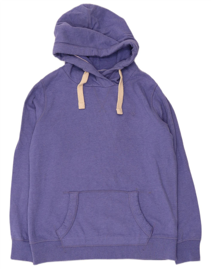 Fat Face übergroßer Damen-Hoodie-Pullover, UK 12, mittelviolett, Baumwolle