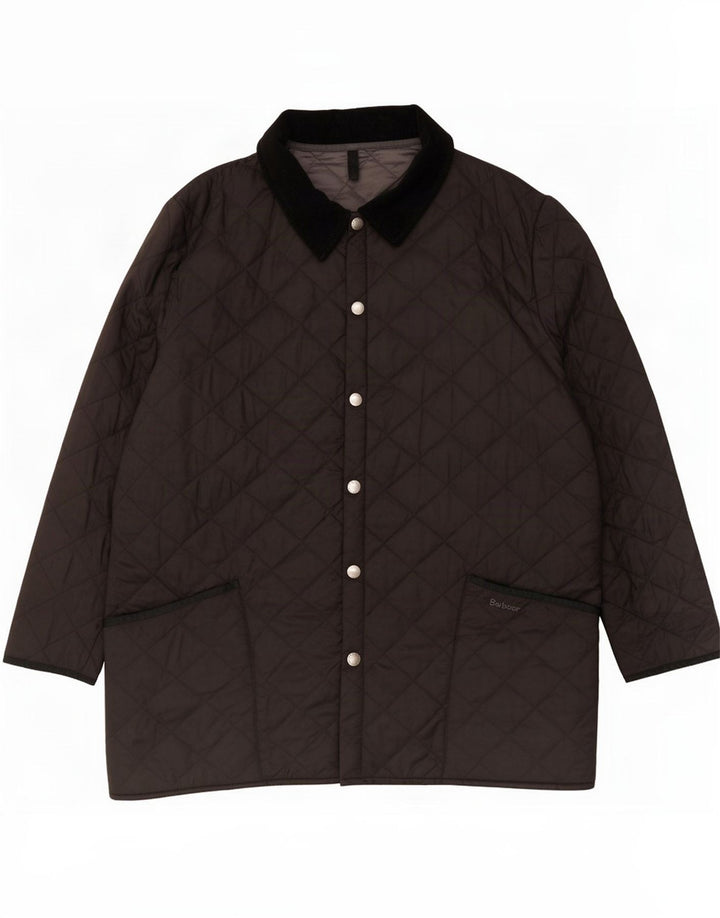 Barbour Herren Steppmantel UK 44 XL Schwarz Polyamid