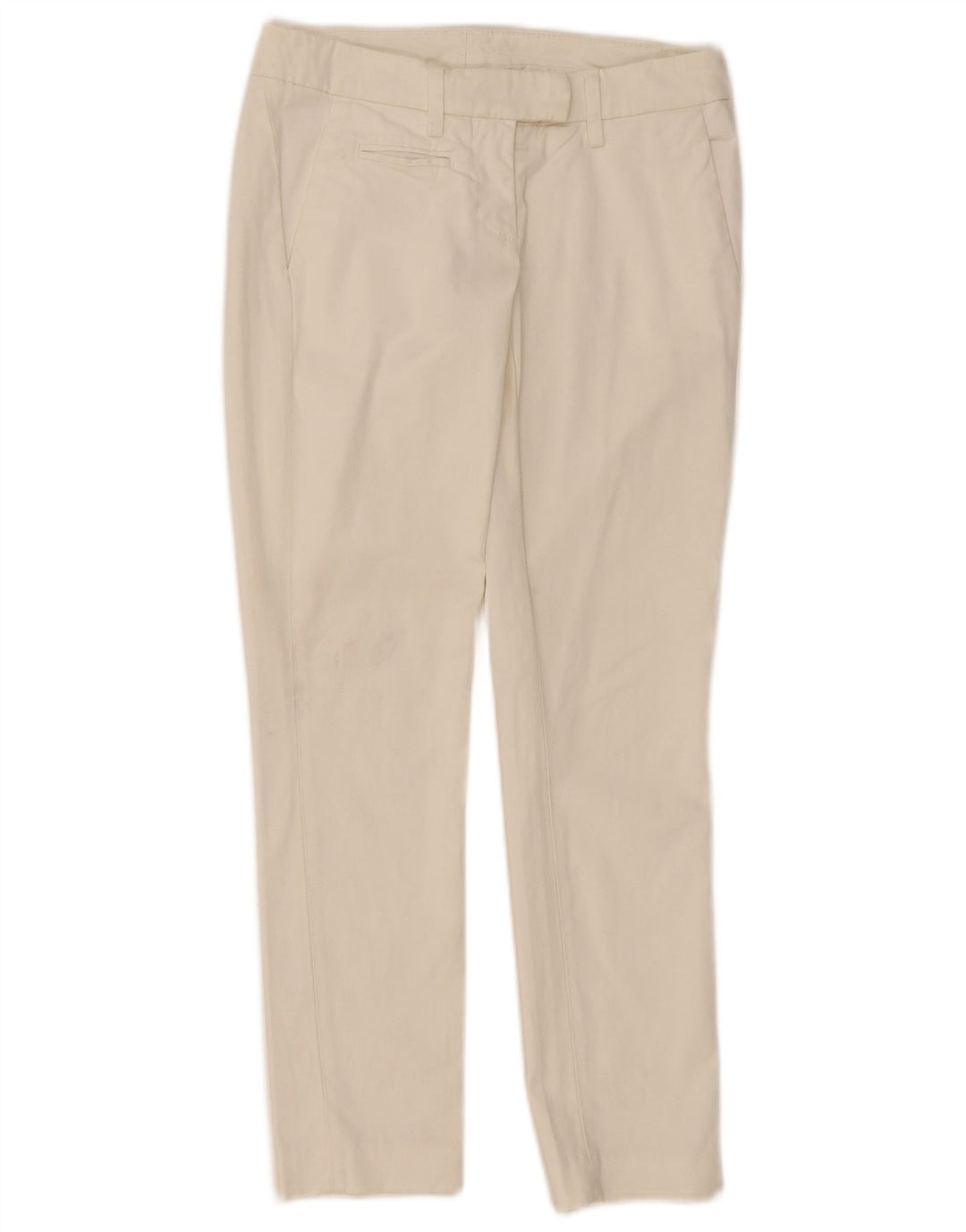 Dondup Slim Chino-Hose für Damen, W26, L27, weiße Baumwolle