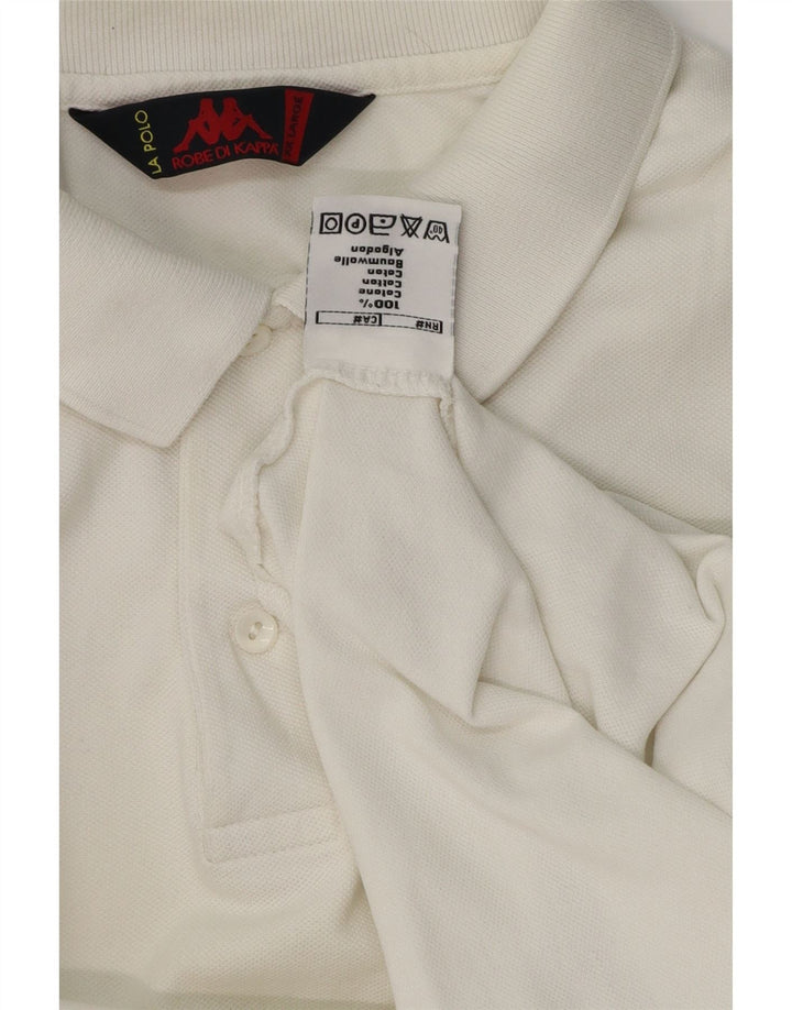 Kappa Herren Poloshirt 2XL Weiße Baumwolle