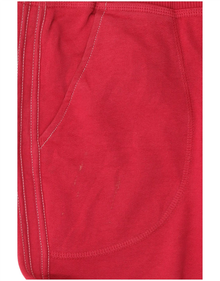 Adidas Damen Trainingshose Jogger IT 44 Mittelrote Baumwolle