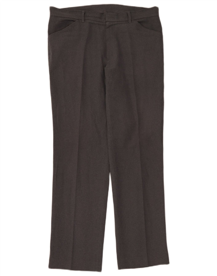 Farah Herren gerade Freizeithose W36 L34 Grau
