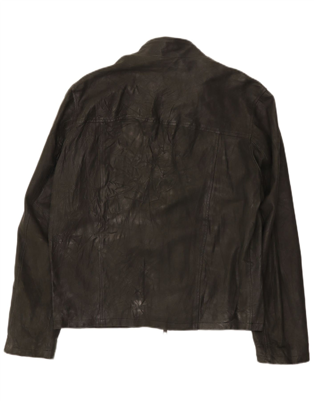 Vintage Herren Lederjacke UK 38 Mittelschwarzes Leder