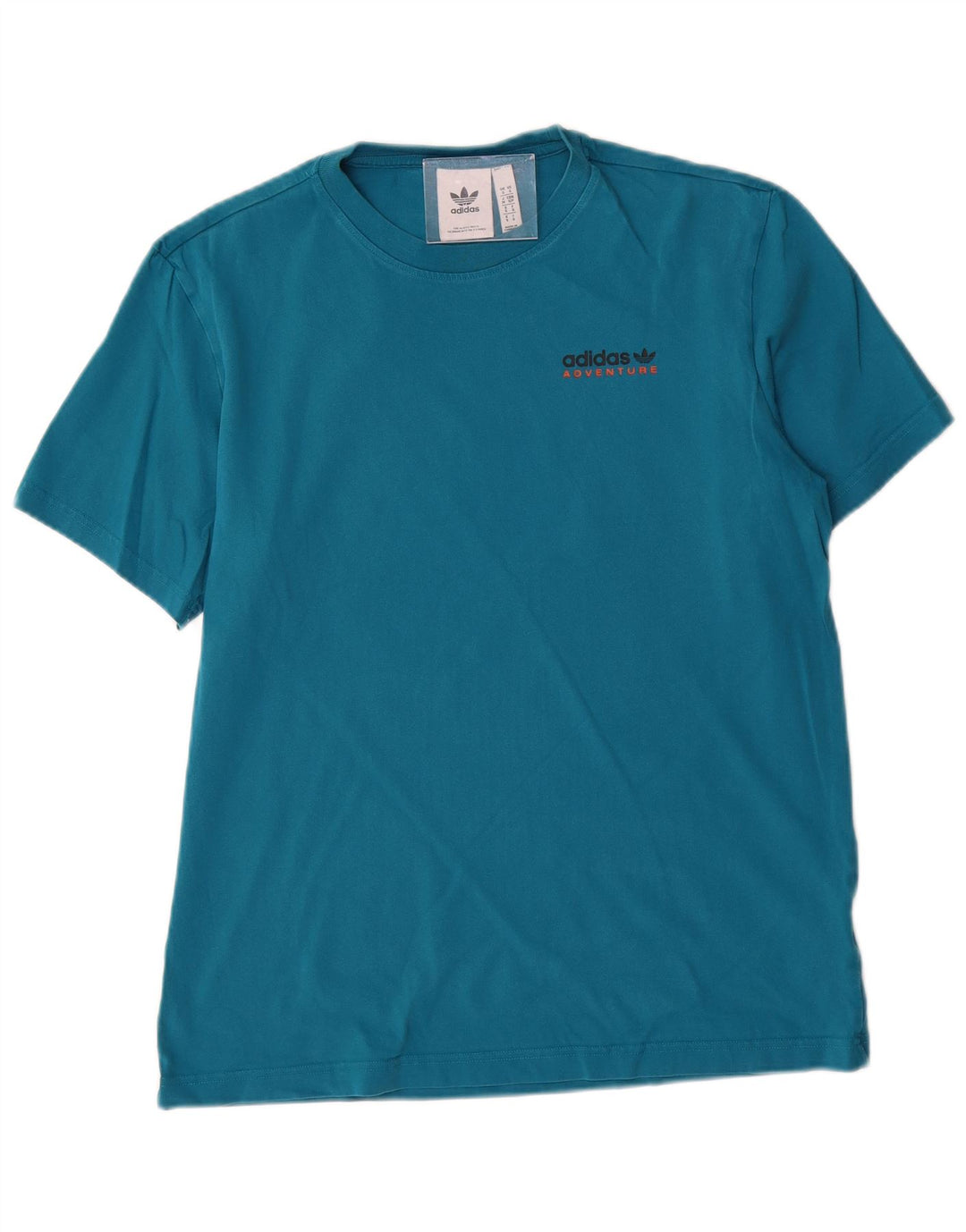 ADIDAS Herren Grafik T-Shirt Top Small Blau Baumwolle