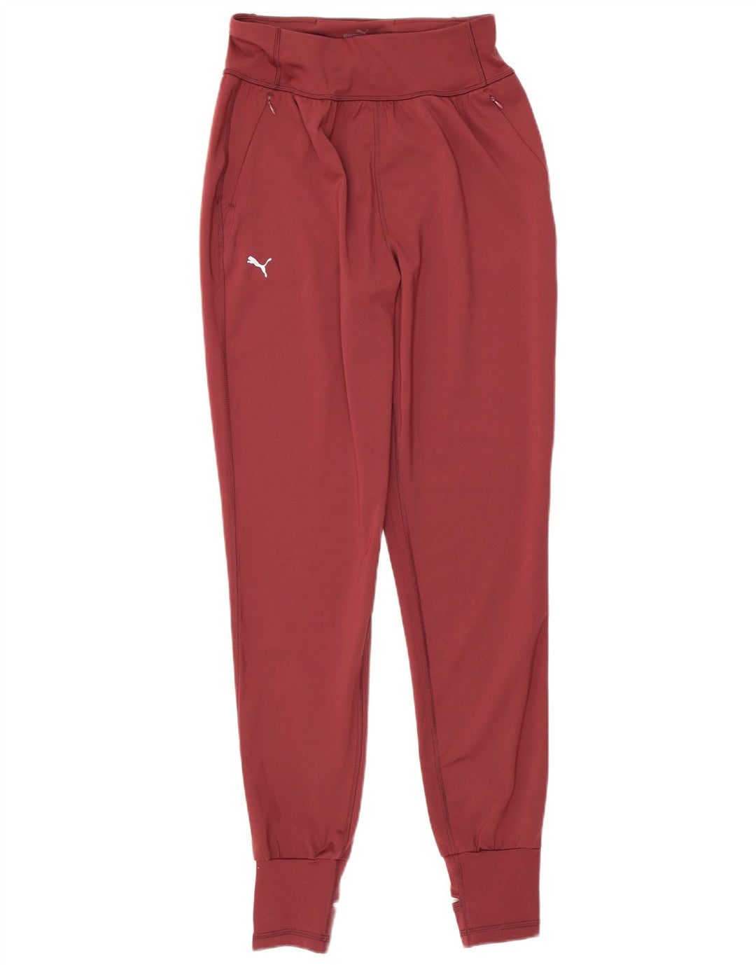 Puma Damen Trainingshose Jogger UK 8 Small Burgund Polyester
