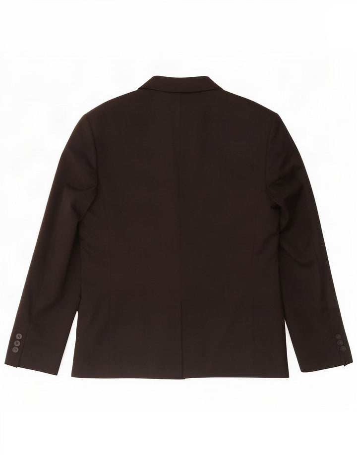 Marks & Spencer Herren-Blazer mit 2 Knöpfen, schmale Passform, EU 50, Schwarz, Größe L