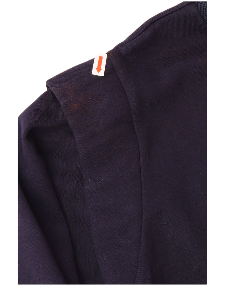 TED BAKER Damen-Sweatshirt in Übergröße, Größe 1, XS, marineblaue Viskose