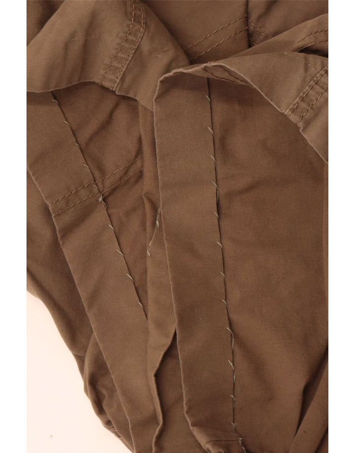 Marks & Spencer Damen Cargoshorts UK 16 Large W34 Khaki Baumwolle