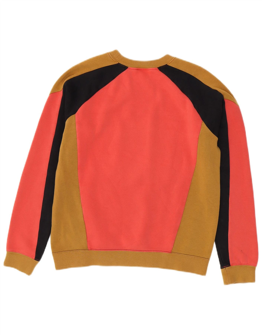 Nike Damen Grafik-Sweatshirtpullover UK 10 Small Mehrfarbiger Farbblock